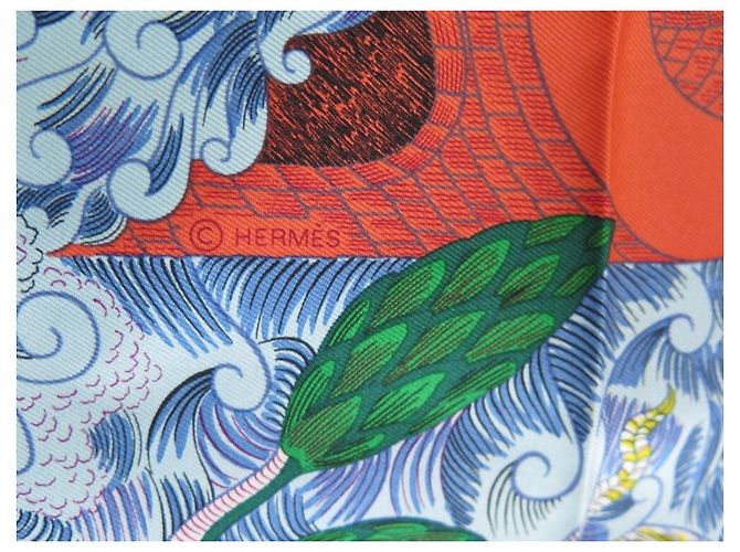 Hermès NUOVA SCIARPA HERMES COSMOGRAPHIA UNIVERSALIS BAJTLIK SQUARE 90 RARO SCIARPA IN SETA Multicolore - vista 6