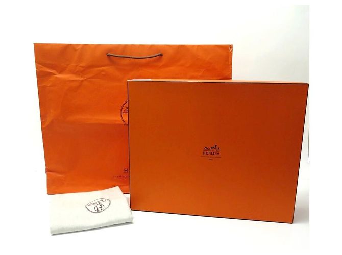 Hermès BORSA HERMES BORSA DEPECHES 2-38 PORTAFOGLIO IN PELLE TOGO MARRONE - vista 23