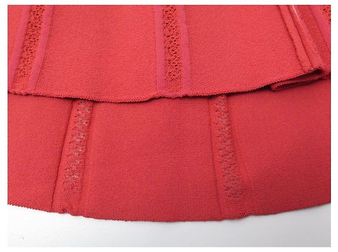 Alaïa CURTA DE SAIA NOVA ALAIA VENEZIA 40 M IN VERMELHO VISCOSE NOVA SAIA VERMELHA CURTA - vista 5