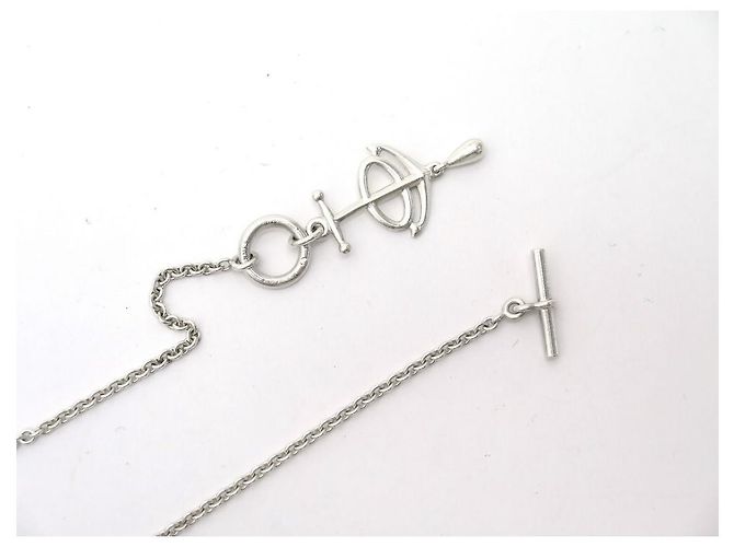 Hermès ANCORA AMULET COLLANA HERMES 41CM MASSICCIO ARGENTO 8.5COLLANA GR ANCORA IN ARGENTO - vista 3