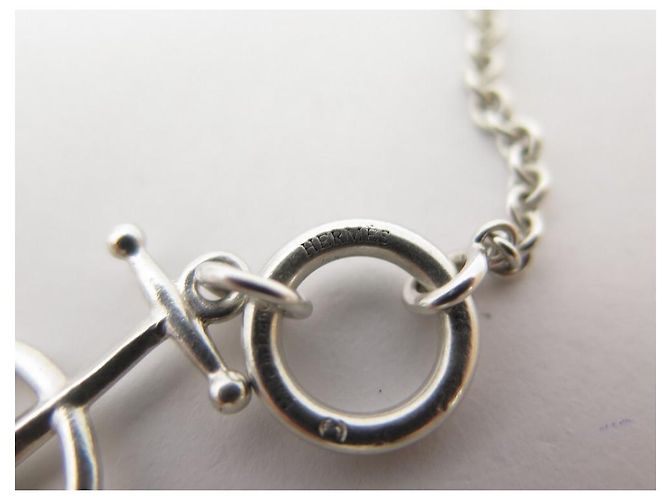Hermès ANCORA AMULET COLLANA HERMES 41CM MASSICCIO ARGENTO 8.5COLLANA GR ANCORA IN ARGENTO - vista 4