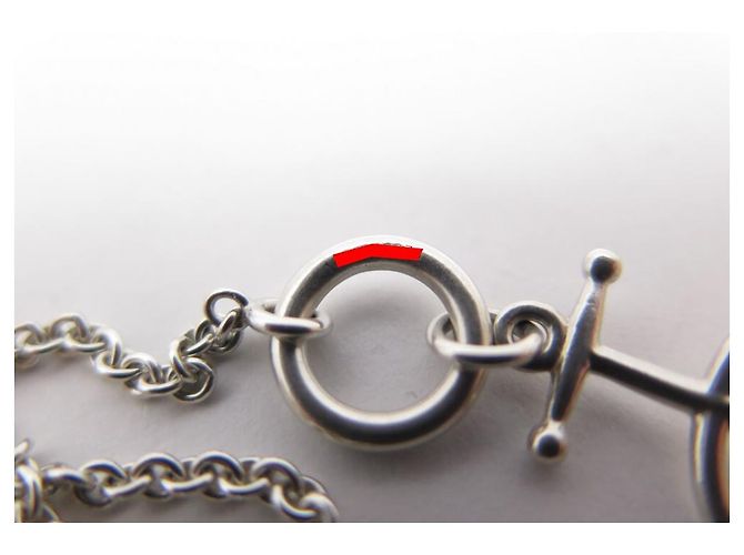 Hermès ANCORA AMULET COLLANA HERMES 41CM MASSICCIO ARGENTO 8.5COLLANA GR ANCORA IN ARGENTO - vista 7