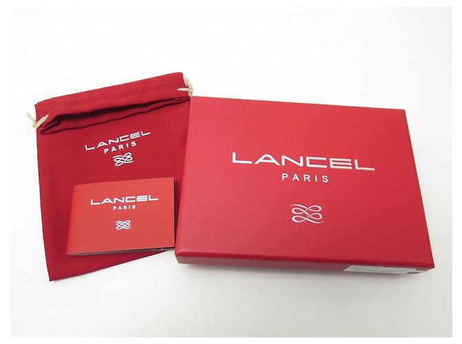 NEW LANCEL WALLET A03141 8CC IN BLACK LEATHER + WALLET CARD HOLDER BOX - view 11