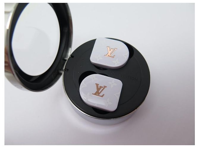 NEUF ECOUTEURS LOUIS VUITTON EARPHONES HORIZON QAB020 BLANC + BOITE NEW - vue 8