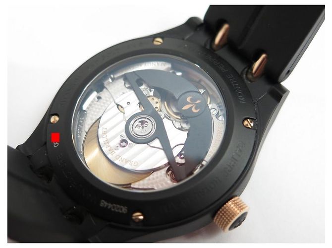 NEW PEQUIGNET WATCH 9020448/30 MOOREA ROYAL TRIOMPHE AUTOMATIC TITANIUM Black - view 5