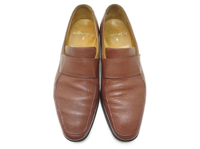 SCARPE BEL AIR CORTHAY 10 44 MOCASSINI IN PELLE FIORE MARRONE MOCASSINI - vista 5