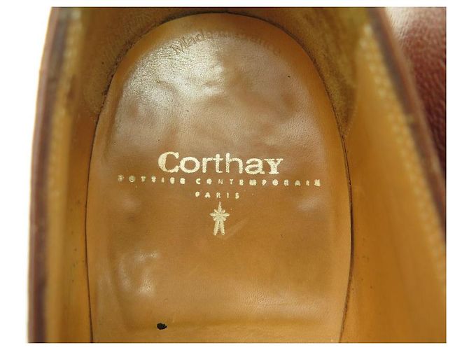 SCARPE BEL AIR CORTHAY 10 44 MOCASSINI IN PELLE FIORE MARRONE MOCASSINI - vista 6