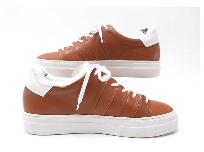 CORTHAY sneakers SCARPE 90 EVOLUZIONE ARREDATA 10 44 SNEAKERS IN PELLE MARRONE - vista 2