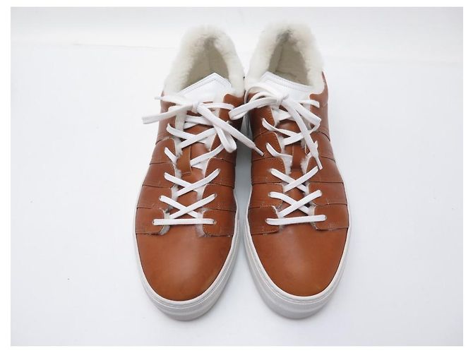 CORTHAY sneakers SCARPE 90 EVOLUZIONE ARREDATA 10 44 SNEAKERS IN PELLE MARRONE - vista 6