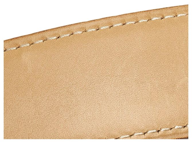 Hermès Hermes Black Constance Ledergürtel Schwarz Silber - Ansicht 6