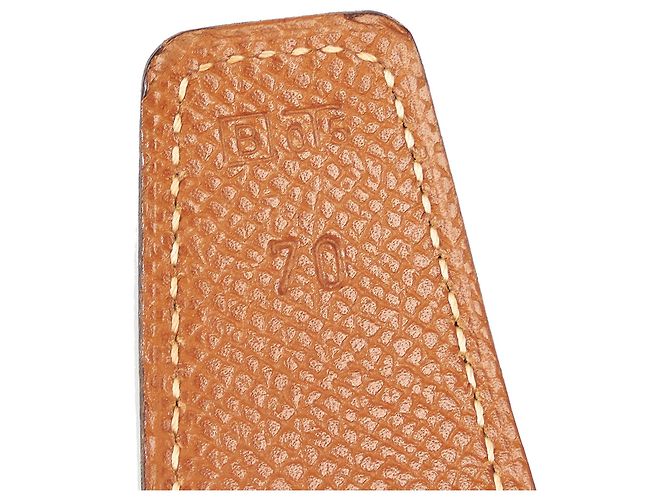 Hermès Hermes Black Constance Ledergürtel Schwarz Golden - Ansicht 6