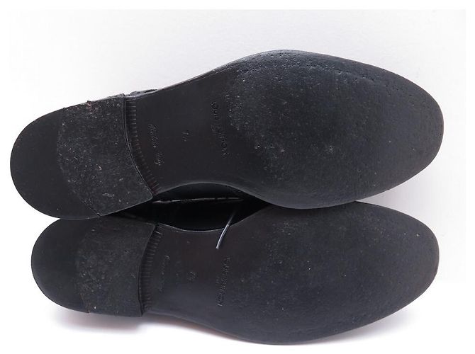 SCARPE LOUIS VUITTON RICHELIEU BOU FLEURI 7.5 41.5 Scarpe in pelle nera Nero - vista 3