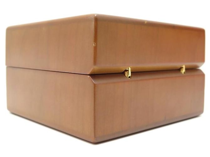 Hermès CAJA RELOJ HERMES CAPO MADERA COD ARCEAU HOUR H + BOLSA CAJA RELOJ MADERA Castaño - vista 3