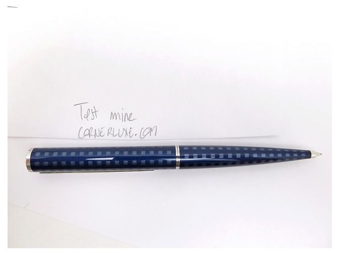 NEUER LOUIS VUITTON JET MINE N MINE HALTER79165 KRITERIUM BLAU KARIERTER STIFT - Ansicht 5