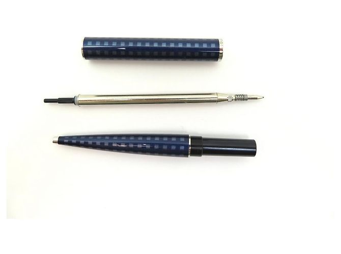 NEUER LOUIS VUITTON JET MINE N MINE HALTER79165 KRITERIUM BLAU KARIERTER STIFT - Ansicht 6