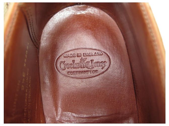 Autre Marque SCARPE CROCKETT & JONES SAUNTON RICHELIEU 9.5E 43.5 SCARPE IN TELA E PELLE - vista 6