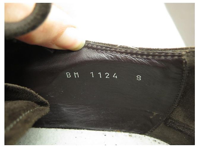 SCARPE DERBY LOUIS VUITTON 3 garofani 8 42 SCARPE IN CAMOSCIO MARRONE - vista 11