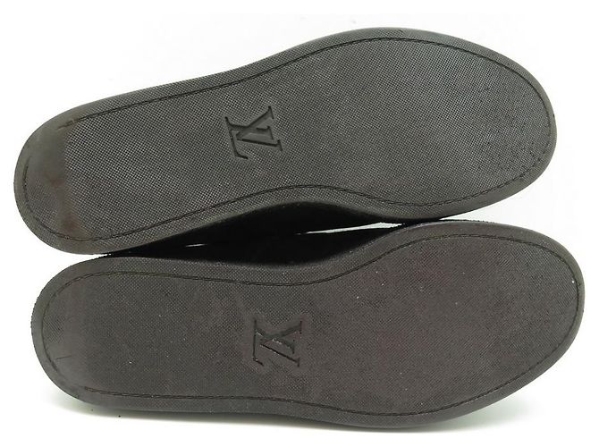 SCARPE DERBY LOUIS VUITTON 3 garofani 8 42 SCARPE IN CAMOSCIO MARRONE - vista 3