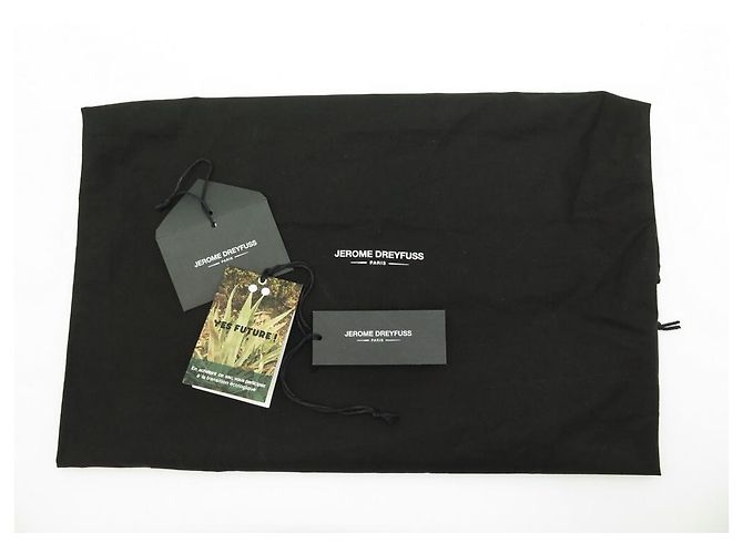 NEU HANDTASCHE JEROME DREYFUSS GEORGES L TOTE SCHWARZ LEDER SILBER HANDTASCHE - Ansicht 17