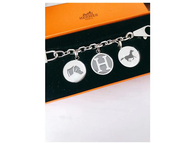 Hermès Charm para bolso Breloque Olga Hardware de plata - vista 2