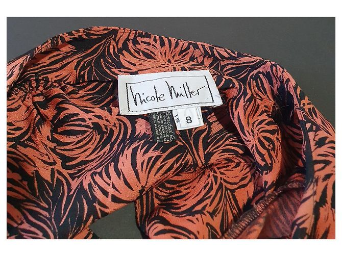 Nicole Miller Kleid Mehrfarbig Polyester Größe M Mehrfarben - Ansicht 3