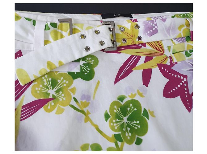 Falda floral Hugo Boss de algodón Multicolor - vista 2
