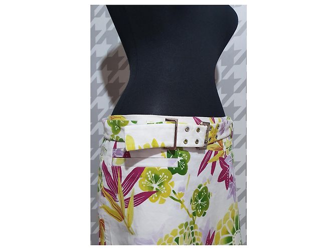 Falda floral Hugo Boss de algodón Multicolor - vista 5