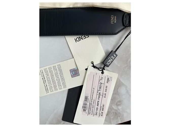 Fendi Mini Bag Handle Black Leather - view 2