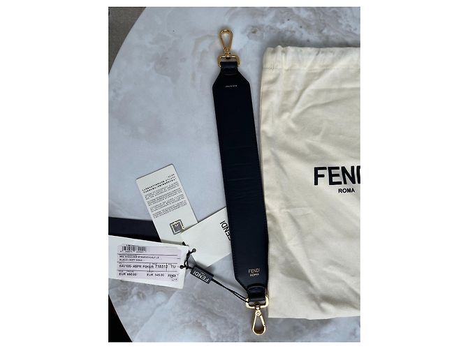 Fendi Mini Bag Handle Black Leather - view 5