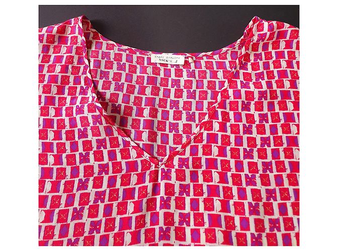 Autre Marque Sack's Seidentop Mehrfarben - Ansicht 4