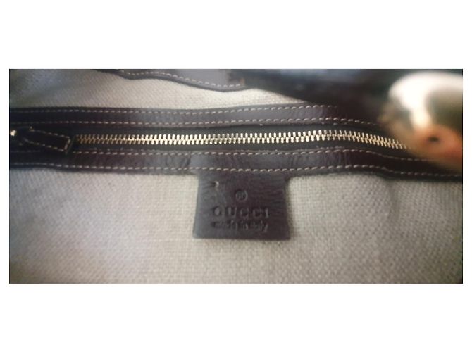 Marmont GUCCI Borsa Hasler Hobo Marrone in cavallino - vista 6