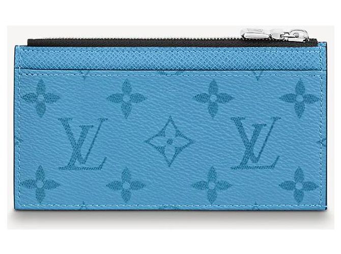 Louis Vuitton Porta carte LV Coin blu - vista 2