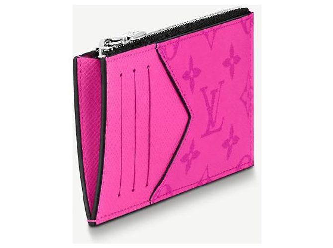 Louis Vuitton Tarjetero LV Coin fucsia - vista 3