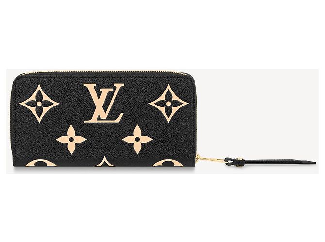Louis Vuitton LV Zippy Geldbörse empreinte Schwarz - Ansicht 4