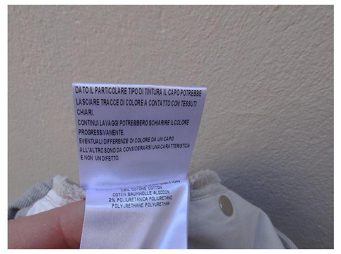 Vaqueros Gucci de Tiro Bajo Crema Algodón Crudo - vista 10
