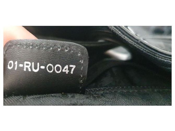 Christian Dior Borsa tote in vernice trapuntata Nero - vista 2