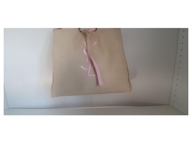 YVES SAINT LAURENT Stoffhandtasche Creme - Ansicht 2