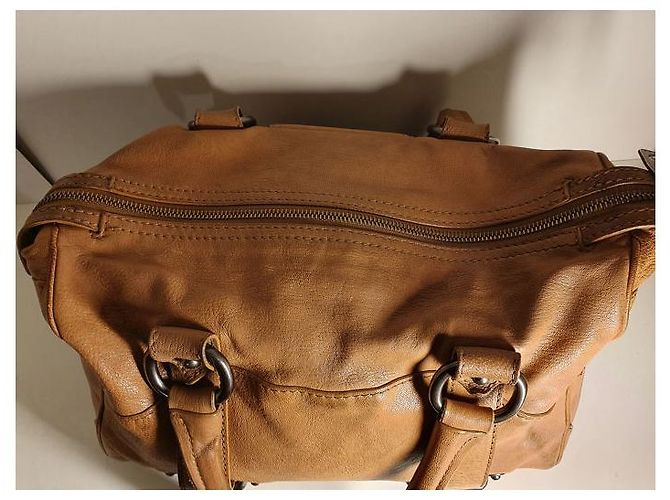 Borsa a mano Céline in pelle marrone - vista 3