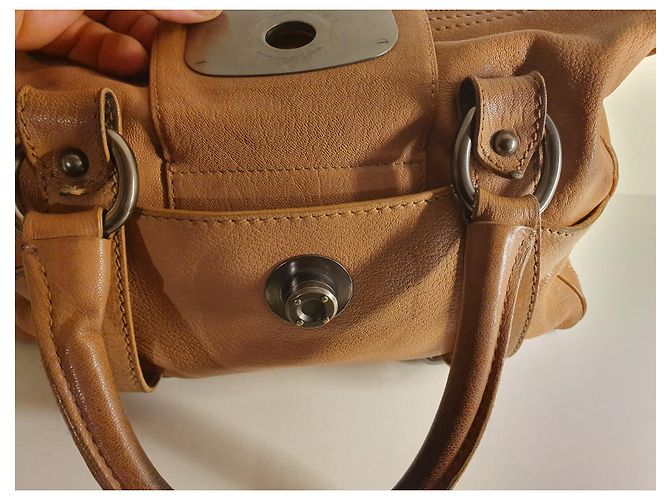 Borsa a mano Céline in pelle marrone - vista 9