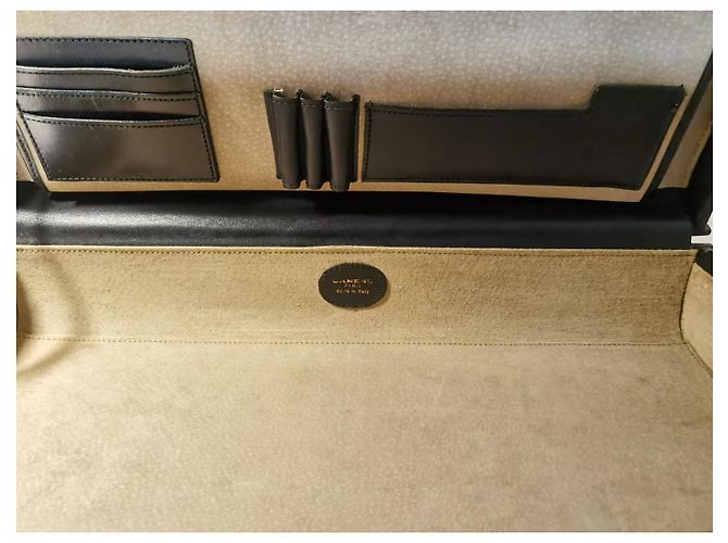 Custodia in pelle nera Lancel Nero - vista 8