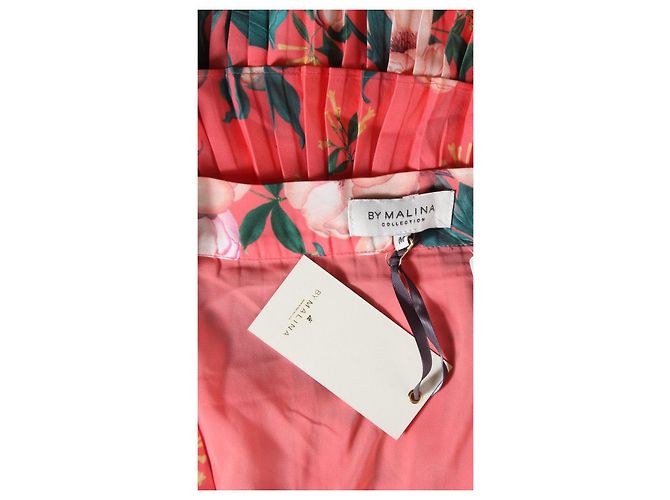 Autre Marque Falda plisada con estampado floral By Malina M Multicolor - vista 3