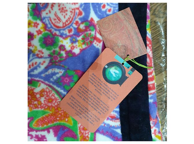 Etro telo mare paisley Multicolore - vista 8