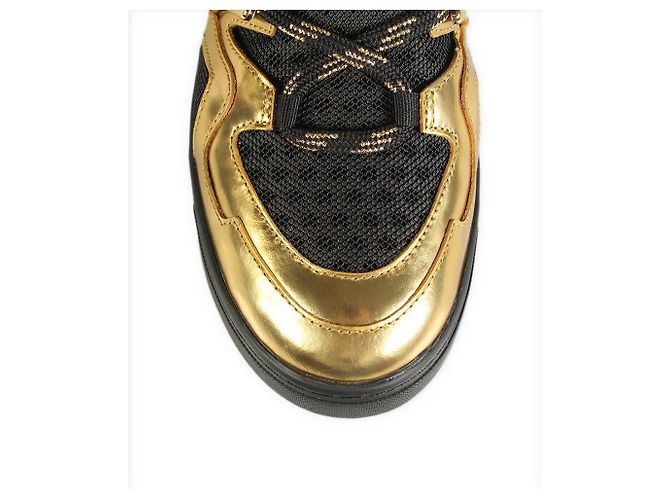 Sneakers alte metallizzate Ninja Marc by Marc Jacobs oro e nero D'oro - vista 5