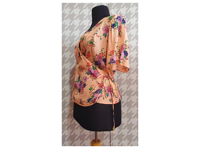 & Other Stories Bluse mit Blumenmuster aus Viskose Mehrfarben - Ansicht 3