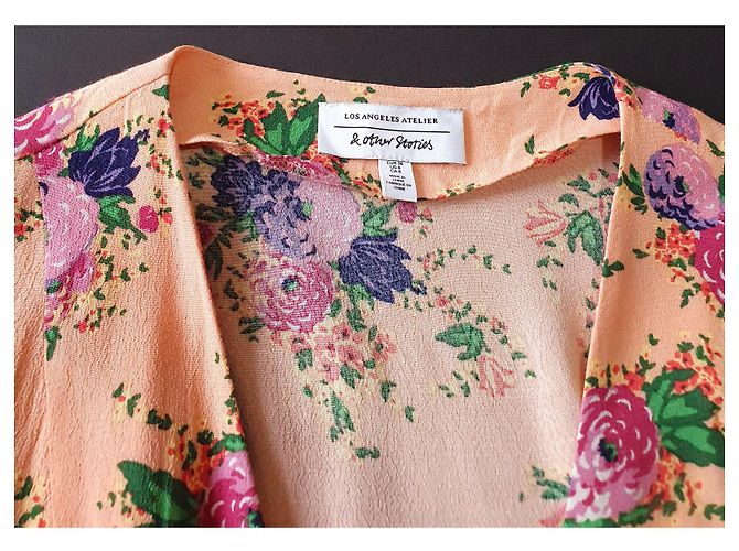 & Other Stories Bluse mit Blumenmuster aus Viskose Mehrfarben - Ansicht 5