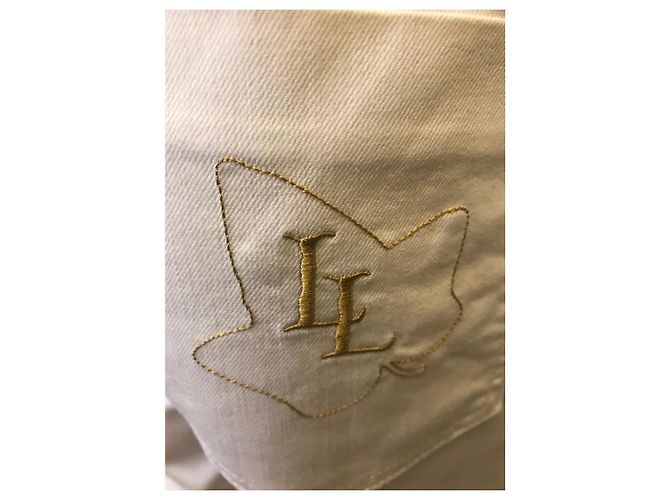 Vaqueros rectos Ekyog para Lolita Lempika Blanco - vista 3