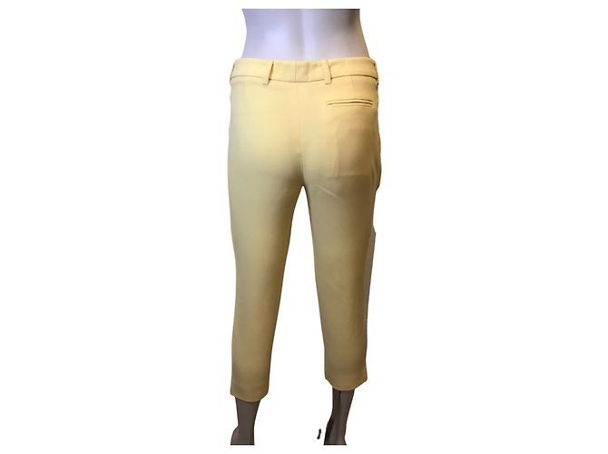 Miu Miu Pantalón pitillo amarillo - vista 3
