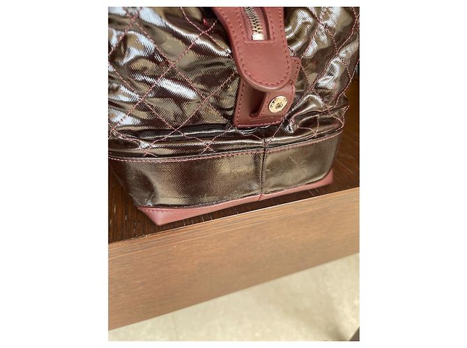 31 Cambon Bolsa acolchoada Chanel Ameixa - vista 12