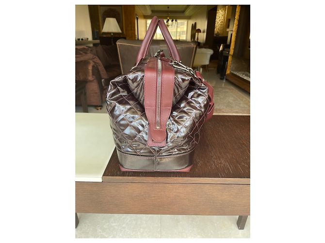 31 Cambon Bolsa acolchoada Chanel Ameixa - vista 3