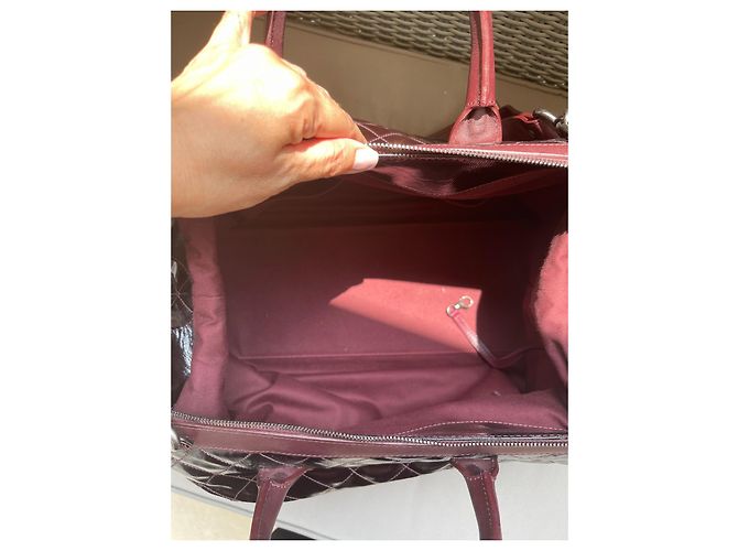 31 Cambon Bolsa acolchoada Chanel Ameixa - vista 5